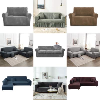 China 2022 China Factory Sale Plain Best Stretch Sofa Cover Cushion Covers Loveseat Sofa Slipcover For Living Furniture Covers Sofa for sale