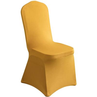 China Simple China Factory High Quality Cheap Wedding Dining Chair Cover Banquet Custom Spandex Chair Cover for sale