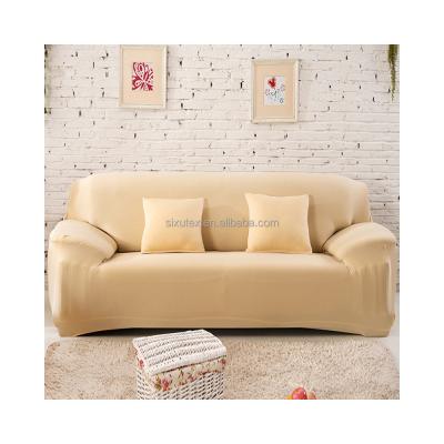 China American Modern Elastic Breathable Universal Polyester Fabric Spandex Style Stretch Sofa Covers Elastic Sofa Covers for sale