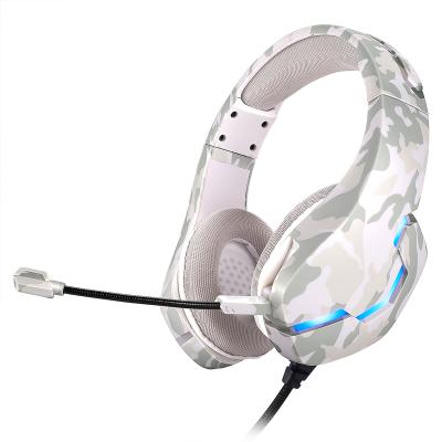 China Headband Edging - Sound Headphone Gaming J10 Multiple Color Led Lightweight Adjustable Headband Earphone With Microphone For PC Laptop Gamer for sale