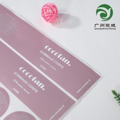 China Custom Recyled Drop Shipping Skin Care Private Label Sticker For Natural Hair Care Product for sale