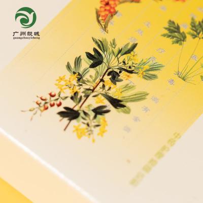 China Recycled materials wholesale cosmetic packaging stain paper box UV paper box for face care products for sale