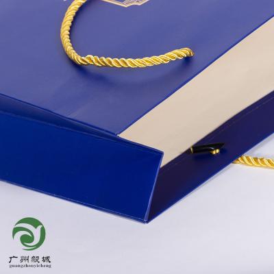 China Wholesale Recycled Paper Bag Cheap Price Luxury Packaging Paper Bag Custom Gift Carry Bags With Customized Logo for sale