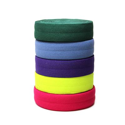 China Purper PP Nylon Elastisch Webbing 2cm Spandex Elastisch Band Te koop