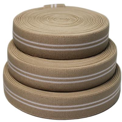 China Elastiziertes Webbing für Möbel 2cm Breite Elastiziertes Band zum Nähen zu verkaufen