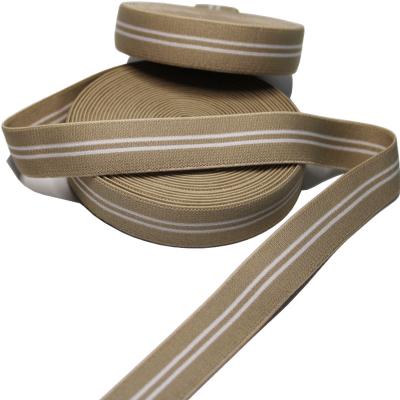 China Ophangers Polyester Elastische Webbing 20 mm Polster Elastische Webbing Te koop