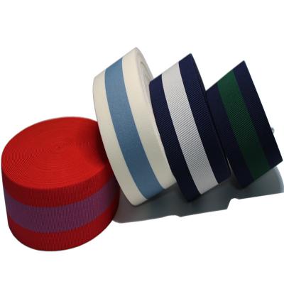 China Rubberen nylon elastische webbing 50 mm breedte zachte gebreide elastische tape Te koop