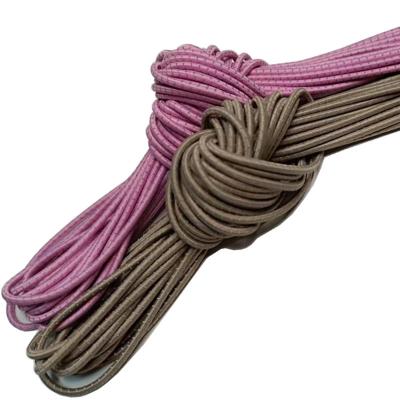 China 2.5mm Reflecterend Bungee Cord Polyester Elastisch Schokkabel Custom Te koop