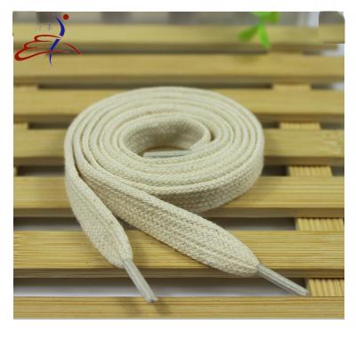 Cina Bianco grezzo lunghezza 120 cm Cordone di cotone Macrame Corda 10 mm Lacci di scarpe in vendita