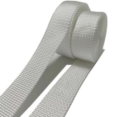 China Custom White Woven Polypropylene Webbing 32mm PP Webbing Strap for sale