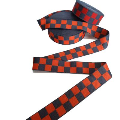 China 30 mm Polyester Jacquard Webbing Custom für Taschengurt zu verkaufen