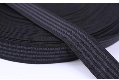 China Polyester Rubber Non Slip Gripper Elastic Webbing For Cloth for sale