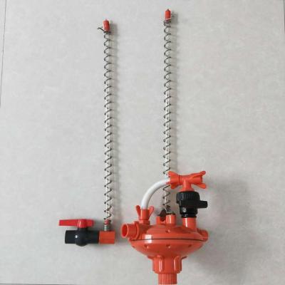 China End Cleanable Orange Kit For Chicken Drinking Line System Farm Equipment PH89+PH90 Poultry Water Pressure Regulator And Equipment for sale