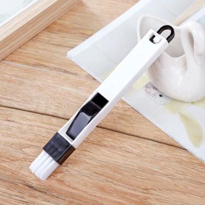 China Household Clean Dustpan 2 in1 Tool Window Groove Gap Door Keyboard Multifunctional Cleaning Brush for sale