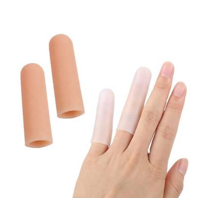 China Silicone Thumb Sleeves Silicone Finger Protector For Arthritis For Basketball Free for sale