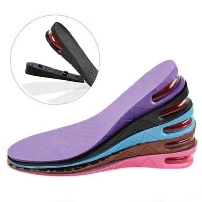 China TPU+PVC+ Mesh Adjustable 2 Seats Air Up Height Increase Lift Shoes Insole For Men And Women for sale