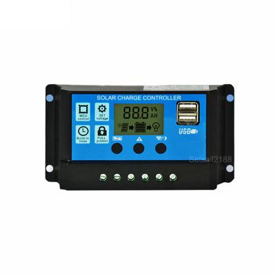 China 12V 24V Dual USB Power Regulator PWM 100A 60A 50A 40A 30A Solar Charger Controller MPPT Solar Auto Charge Discharger for sale