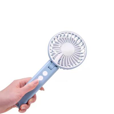 China Portable Battery Mini Electric Hand Fan Mini Size Electric Handheld Plastic Led Mini USB Fan for sale