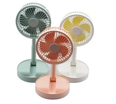 China 2021 fashion USB fan handheld popular mini portable folding fan stand for sale