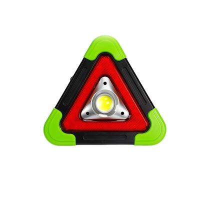 China Rechargeable ABS Car Portable Emergency Spotlight Road Hazard Led Spotlight Warning Sign Light Triangle Emergency Outdoor Light for sale