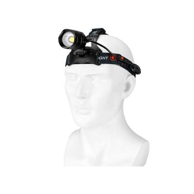 China High Power 18650 Battery Camping Rechargeable Led Head Lamp, T6 USB Aluminum Led Headlight, Led Head Light for sale