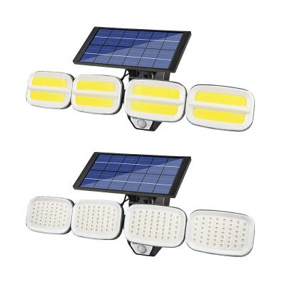 China Outoors Outdoor Waterproof Patio Pathway Landscape Garden OEM High Power 200 LED Solar Night Body Sensing Light Solar Wall Garden Light for sale