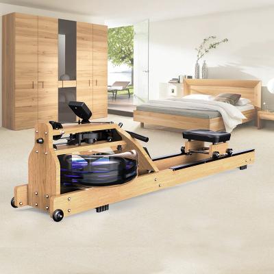 China Commercial Folding Rowing Machine Home Use Ski Cardio Fitness Gym Equipment Water Rowing Machine Universal Factory Directly for sale