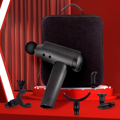 China Powerful Professional Custom DC Logo Cordless Handle Electric Massager Gun For Relax Body Muscle Fitness Equipment for sale