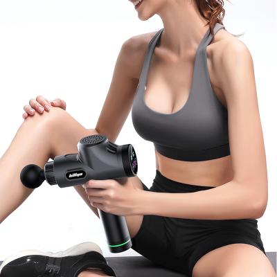 China DC China Mini Touch Screen Tissue Percussion Brushless Deep Muscle Motor Fitness Motor Muscle Massage Gun for sale