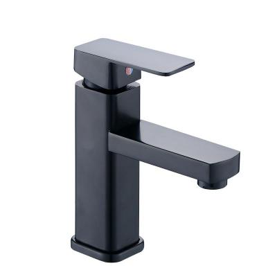 China Modern Basin Metered Matte Single Handle One Hole Bathroom Sink Faucet Popular Faucets Products for sale