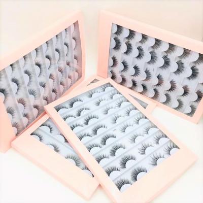 China Mutilayer/False Eye Lash Book Natural Looking/3Deffect Wholesale Tape 16 Pair Eyelash Wrapping Books Empty Box Private Label Lashbook Custom Vendor for sale