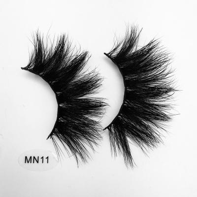 China Mutilayer/Wholesale Popular Looking/3Deffect mink tresluces 25mm lashes3d 5d high quality natural mink eyelash lashes bulk lashes with custom packing for sale