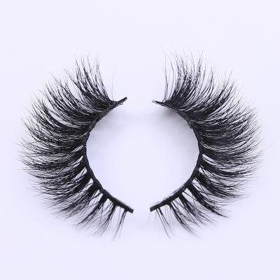 China Mutilayer/Wholesale Looking/3Deffect natural mink lashes3d seller 15mm 25mm 3d 5d handcrafted wholesale natural real mink lashes lashes with custom packing for sale