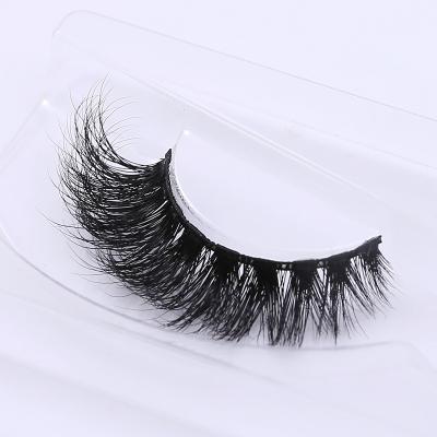 China Mutilayer/Custom Seller Lashes Private Label Looking/3Deffect Mink Lashes 15mm 18mm 20mm 3d 5d Natural Wholesale Fluffy Curly Mink Lashes With Cases for sale