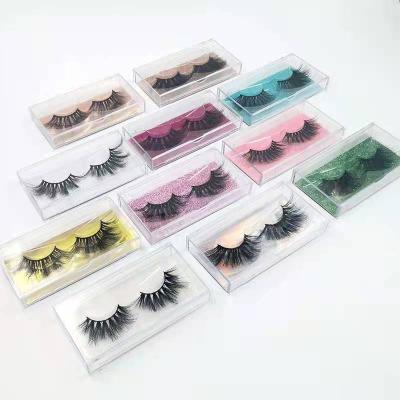 China Mutilayer/Looking/3Deffect Natural Lashes Sellers Wholesale Candy Acrylic Lashes Boxes With Trays For Mink Lashes 25mm-30mm for sale