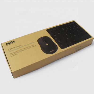 China Recyclable Printing Corrugated Boxes For Packing Custom Corrugated Cardboard Box For Keyboard With Mouse Shipping for sale