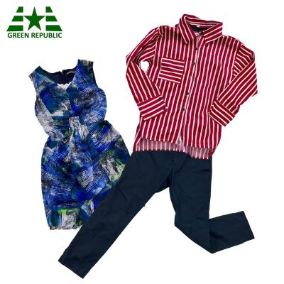 China 2021 cotton fashion and clean summer matching used clothing used clothes in 45kg 100kg bales for sale