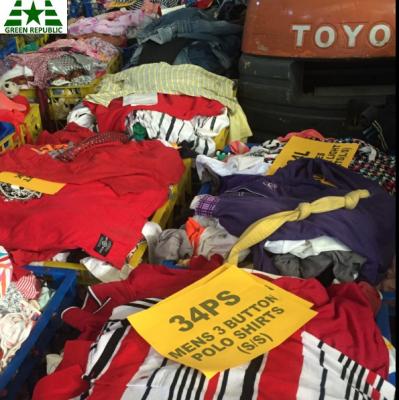 China Cotton first grade quality second hand clothes in bales used clothing wholesale used clothes for Africa for sale