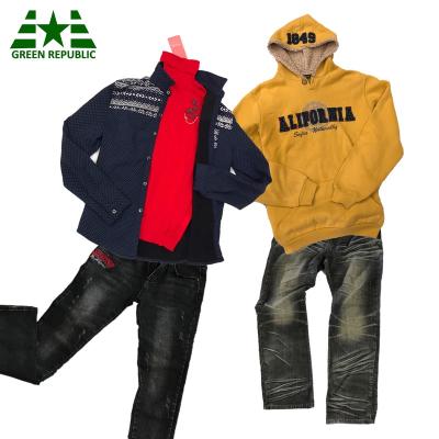 China 2021 fashion silk and cotton A grade warranty and winter clean cheap used jackets mixed sweaters used clothing for sale for sale