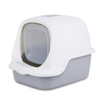 China Popular Wholesale cat litter box enclosed splash proof cat toilet cat supplies for sale