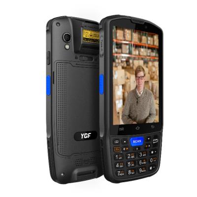 China Computer Android Barcode Scanner F7 Rugged Handheld Mobile Terminal with 2D Scanner 4 inchTouch Screen Camera, 4G Wireless Wi-Fi GPS BT for sale