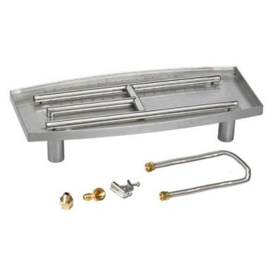 China Removable Triple Stocked Fireplace Pan Burner Kit For Outdoor for sale