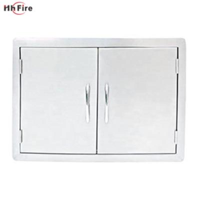 China Outdoor Stainless Steel Stereo Double Door Kitchen Easily Cleaned Dry Storage Cabinet for sale