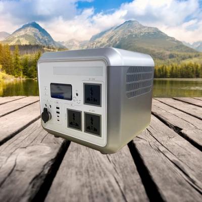 China 110V AC Lifepo4 Battery Pack , Portable Solar Power Station With Solar Hybrid Inverter for sale