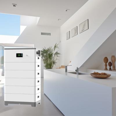 Cina 48v 200ah 20,48kwh Lifepo4 Batteria 4 Modulo impilabile per la casa in vendita