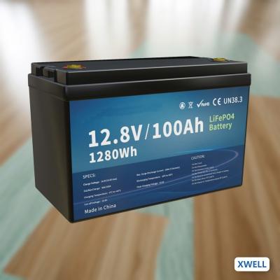 China 12.8V 100AH Lithium Ion LiFePO4 Bank Voor Vervanging VRLA Batterij Diepcyclusbatterij Te koop