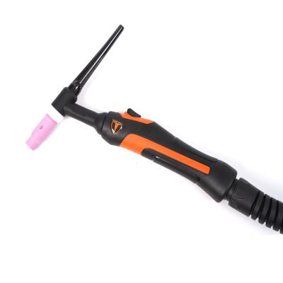 China TIG Torch With Flexible Handle With Valve Tungsten Argon Arc WP26 Gas Cooled Torch 0.5-4.0mm for sale