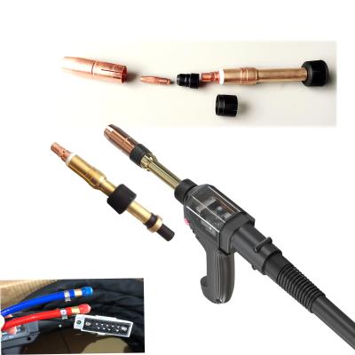 China MIG Welding Gun Stainless And Aluminum Push Pull Fit For Fronius Type Welding Machine Use PW5000 500AMP Water Cooled Coil Gun Fronius Welding Torch for sale