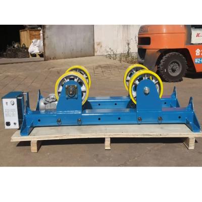 China Building Material Shop 3 Ton Conventional Screw Adjustable Lead Screw Circular Cylinder Rotating Roller Welding Rotator for sale