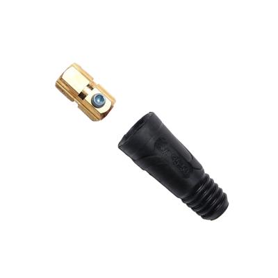 China For Dinse Style 35-50MM Welding Welding Machine British Type Cable Connectors for sale